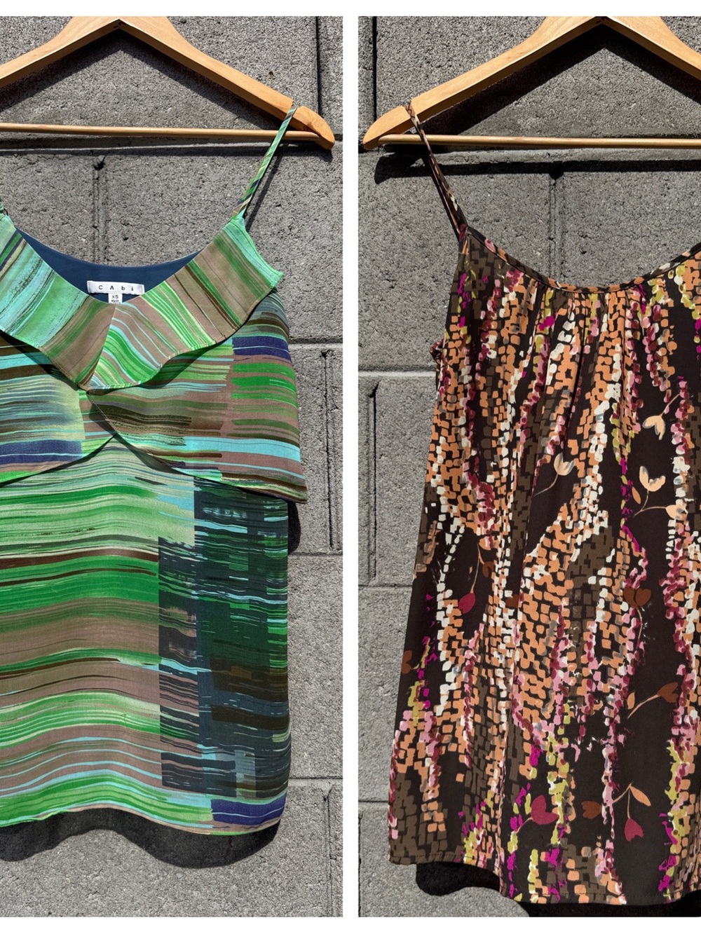 Bundle: Two Cabi Sleeveless Blouses XS